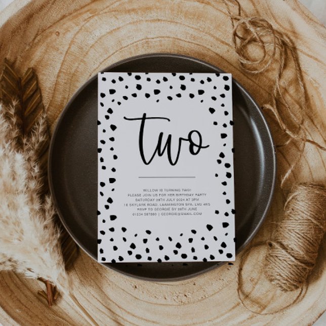 Dalmatiner 2-års inbjudan (Skapare uppladdad)