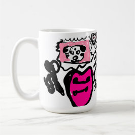 Dalmatiner älskvärd kaffemugg