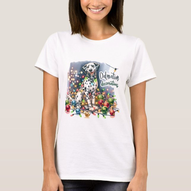 Dalmatiner Dekorationer   T Shirt (Framsida)