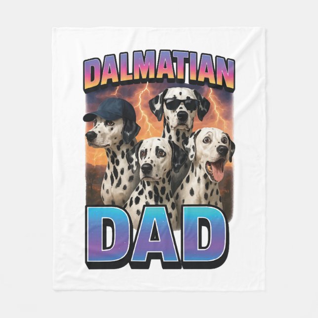 Dalmatiner Fleecefilt (Framsidan)