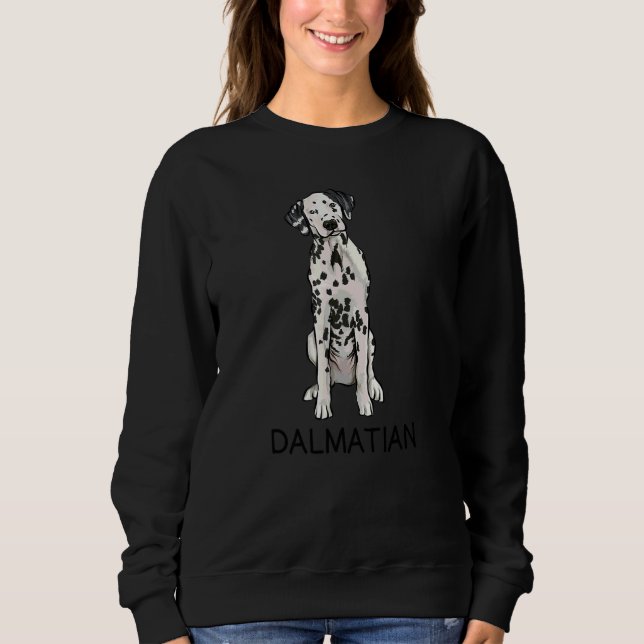 Dalmatiner Galen Hund T Shirt (Framsida)