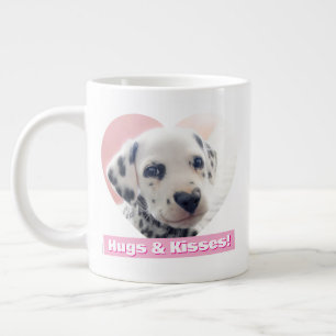 Dalmatiner Hjärt Näsa Jumbo Mugg