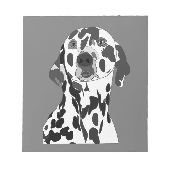Dalmatiner Hund Djur  Anteckningsblock (Framsida)