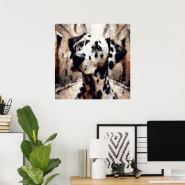 Dalmatiner Hund Konst Poster