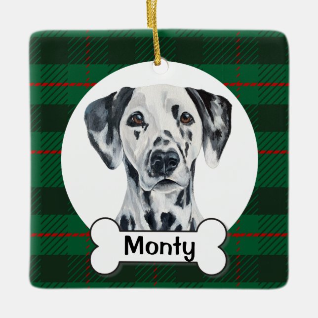 Dalmatiner Hund Ornament (Framsida)