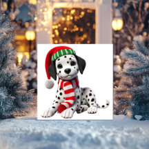 Dalmatiner i tomteluva