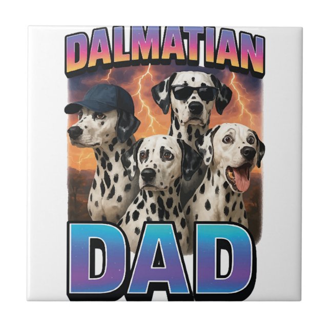 dalmatiner kakelplatta (Framsidan)