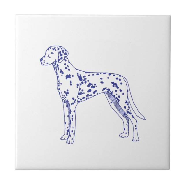 Dalmatiner Kakelplatta (Framsidan)