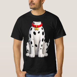 Dalmatiner Kostym för vuxna män kvinnor barn T Shirt