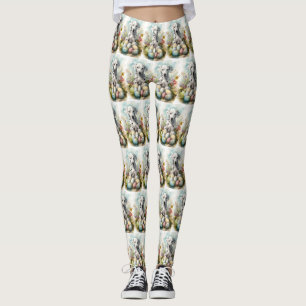 Dalmatiner med påskägg leggings