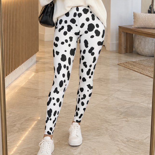 Dalmatinerfläckar tryck leggings (Skapare uppladdad)