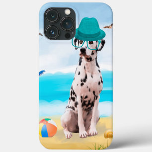 Dalmatinerhund på strand