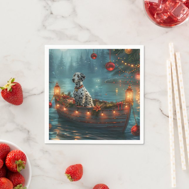 Dalmatinerns Julfirande Resa Pappersservett (Insitu)
