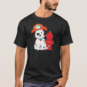 Dalmation avfyrar hunden tee