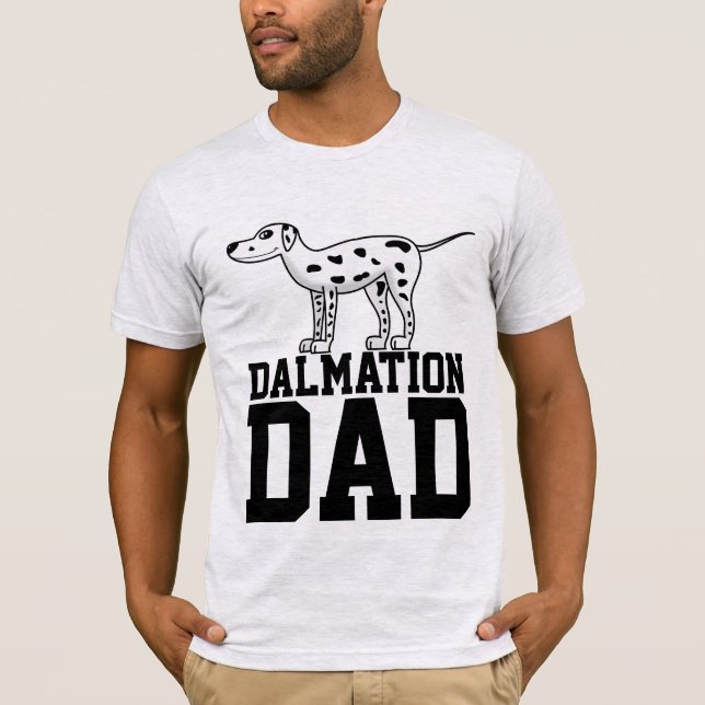 DALMATION HUND PAPPA T-Shirts (Framsida)