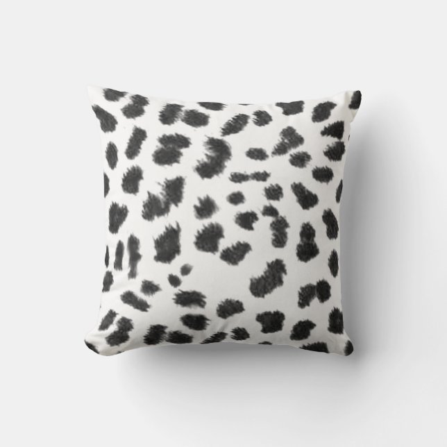 Dalmation print print dekorativ kudde (Framsida)