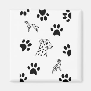 Dalmation puppies tassar magnet