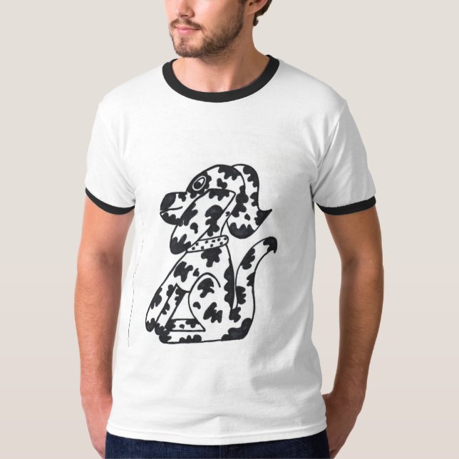 Dalmation t-skjorta t-shirt (Framsida)