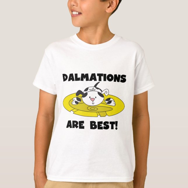 Dalmationer är bästa T-shirts och gåvor (Framsida)
