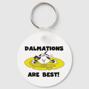 Dalmationer är bästa T-shirts och gåvor Nyckelring