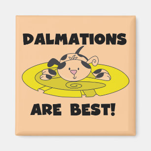 Dalmations är bäst T-tröja och gåvor Magnet