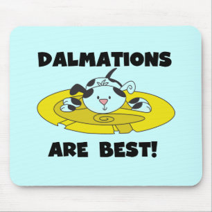 Dalmations är bäst T-tröja och gåvor Musmatta