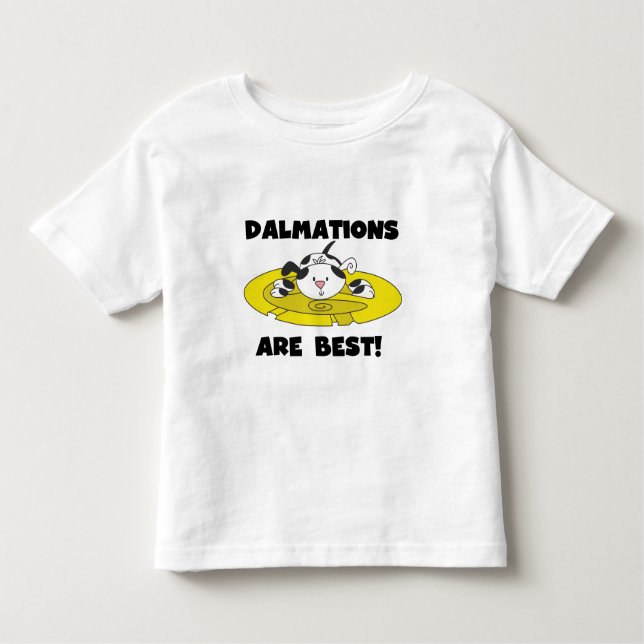 Dalmations är bäst T-tröja och gåvor Tee (Framsida)