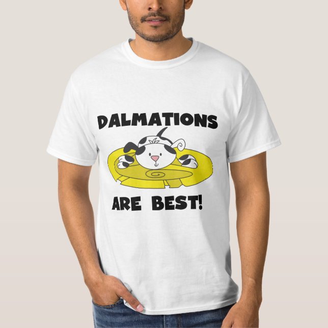 Dalmations är bäst T-tröja och gåvor Tee (Framsida)