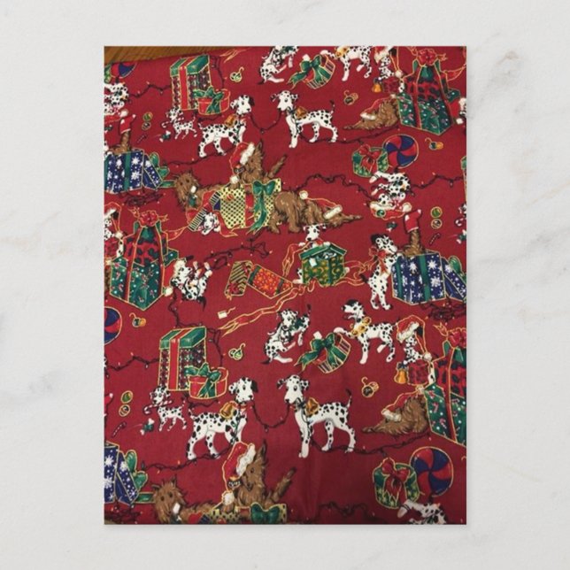 Dalmatisk höjdtrycksutskrift helg vykort (Framsida)