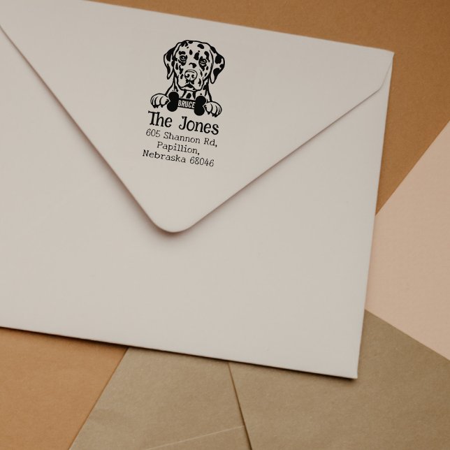 Dalmatisk Hund, Anpassningsbarnas Returadress Stämpel (Skapare uppladdad)