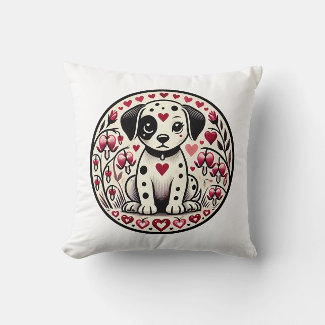 Dalmatisk kärlek kudde (Framsida)