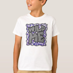 Dalmatisk Lila och vit utskrift Tee