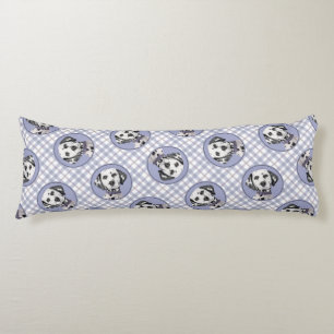 Dalmatisk målarfärg fläckad cute Original Hund Art Kroppskudde