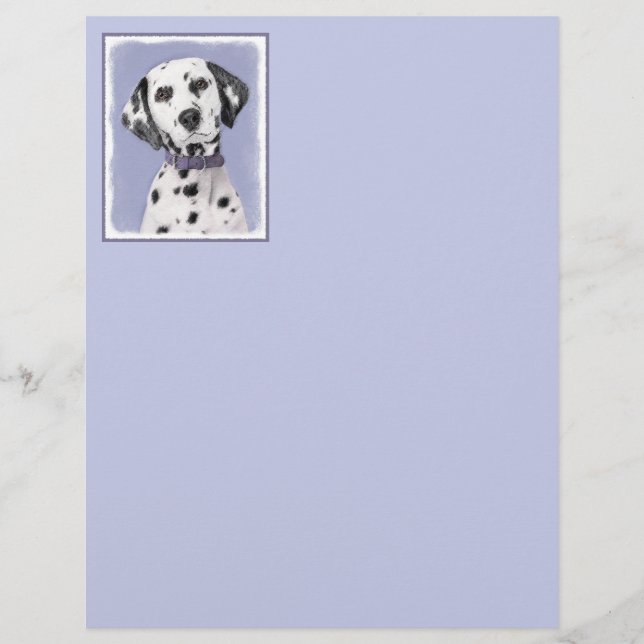 Dalmatisk målning - Cute Original Hund Art (Framsida)