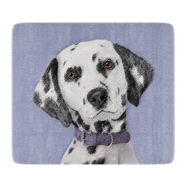 Dalmatisk målning - Cute Original Hund Art (Framsidan)
