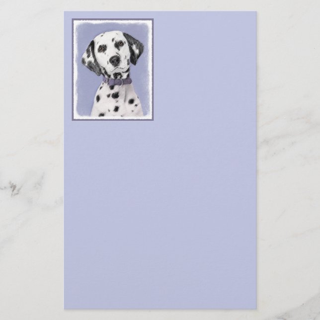 Dalmatisk målning - Cute Original Hund Art (Framsida)