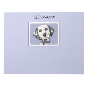 Dalmatisk målning - Cute Original Hund Art Anteckningsblock