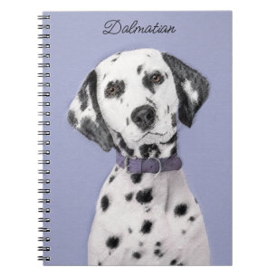 Dalmatisk målning - Cute Original Hund Art Anteckningsbok