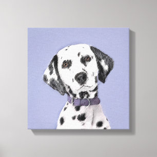 Dalmatisk målning - Cute Original Hund Art Canvastryck