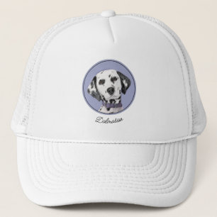 Dalmatisk målning - Cute Original Hund Art Keps