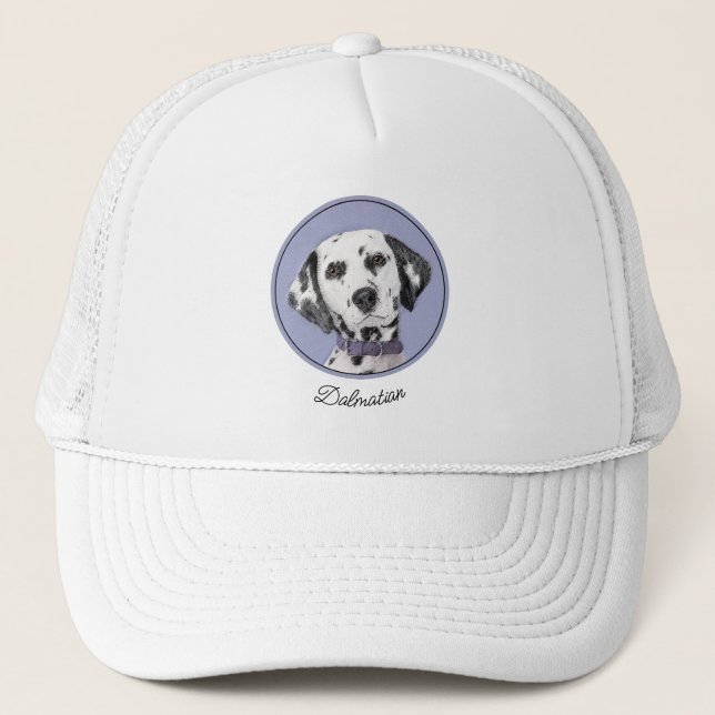 Dalmatisk målning - Cute Original Hund Art Keps (Framsida)