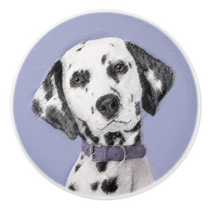 Dalmatisk målning - Cute Original Hund Art Knopp
