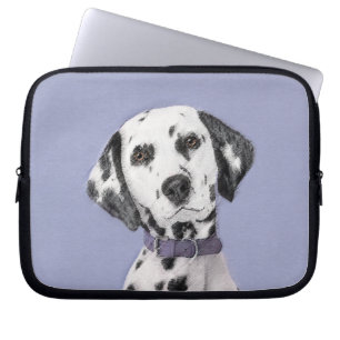 Dalmatisk målning - Cute Original Hund Art Laptop Fodral