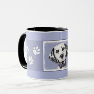 Dalmatisk målning - Cute Original Hund Art Mugg