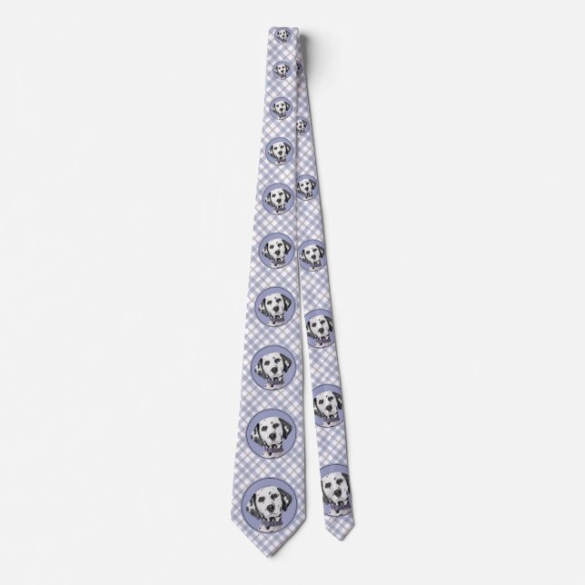 Dalmatisk målning - Cute Original Hund Art Slips (Framsida)
