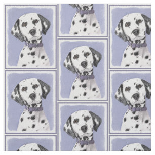Dalmatisk målning - Cute Original Hund Art Tyg