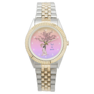 Dalmatisk marionett och fjärilsmussla Personlig Armbandsur