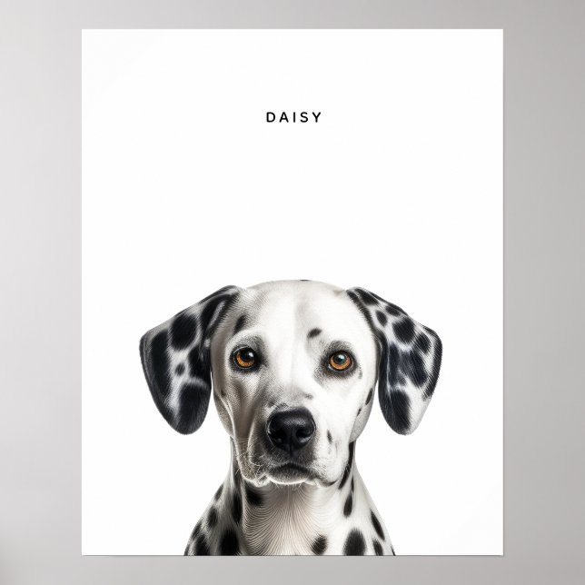 Dalmatisk Personlig Skriv ut Poster (Framsidan)