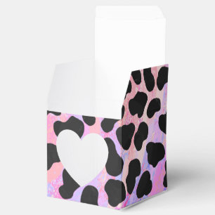 Dalmatisk svart och Rosa Skriv ut Presentaskar