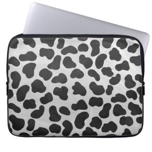 Dalmatisk svart och vit utskrift laptop sleeve